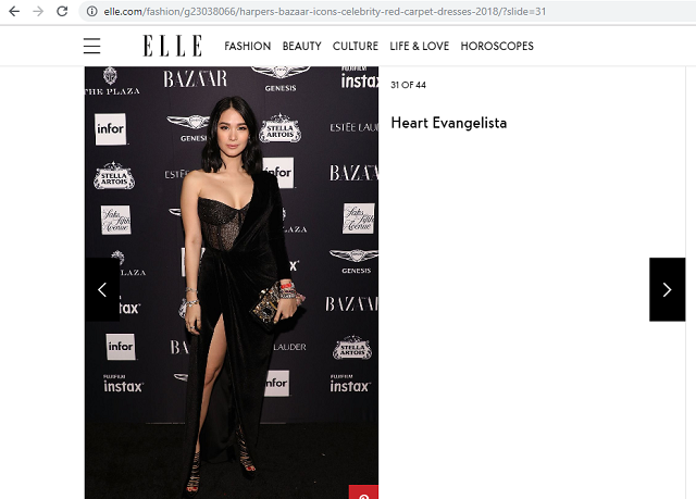 640x459 Heart Evangelista Best Dressed At Harper's Bazaar's Icons Party