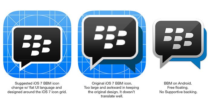 698x350 Designer Gives Take On Bbm Icon For Ios Flat Design