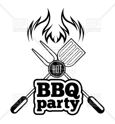 372x400 Barbecue Grill Icon Vector Image Of Food And Beverages