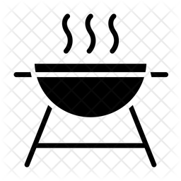 256x256 Bbq Icon Of Glyph Style
