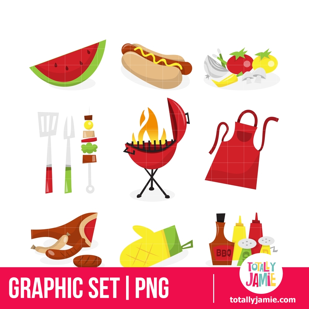 1000x1000 Summer Barbecue Icons
