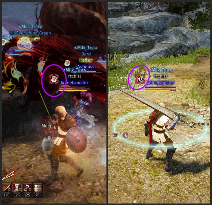 705x680 My Guild Icon Changed To A 'restroom Guy' With An Arrow Pointing