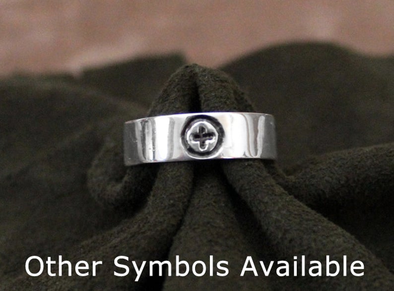 794x587 Bdsm Icon Band Sterling Silver Etsy