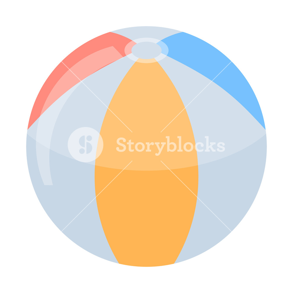 1000x1000 Beach Ball Icon Isometric Of Beach Ball Vector Icon For Web