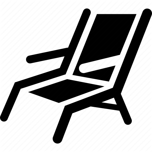 512x512 Beach Chair, Chair, Seat, Vacation Icon