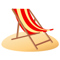 256x256 Beach Chair Icon Beach Iconset Dapino