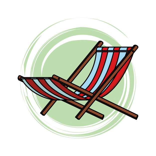626x626 Beach Chair Icon Vector Premium Download