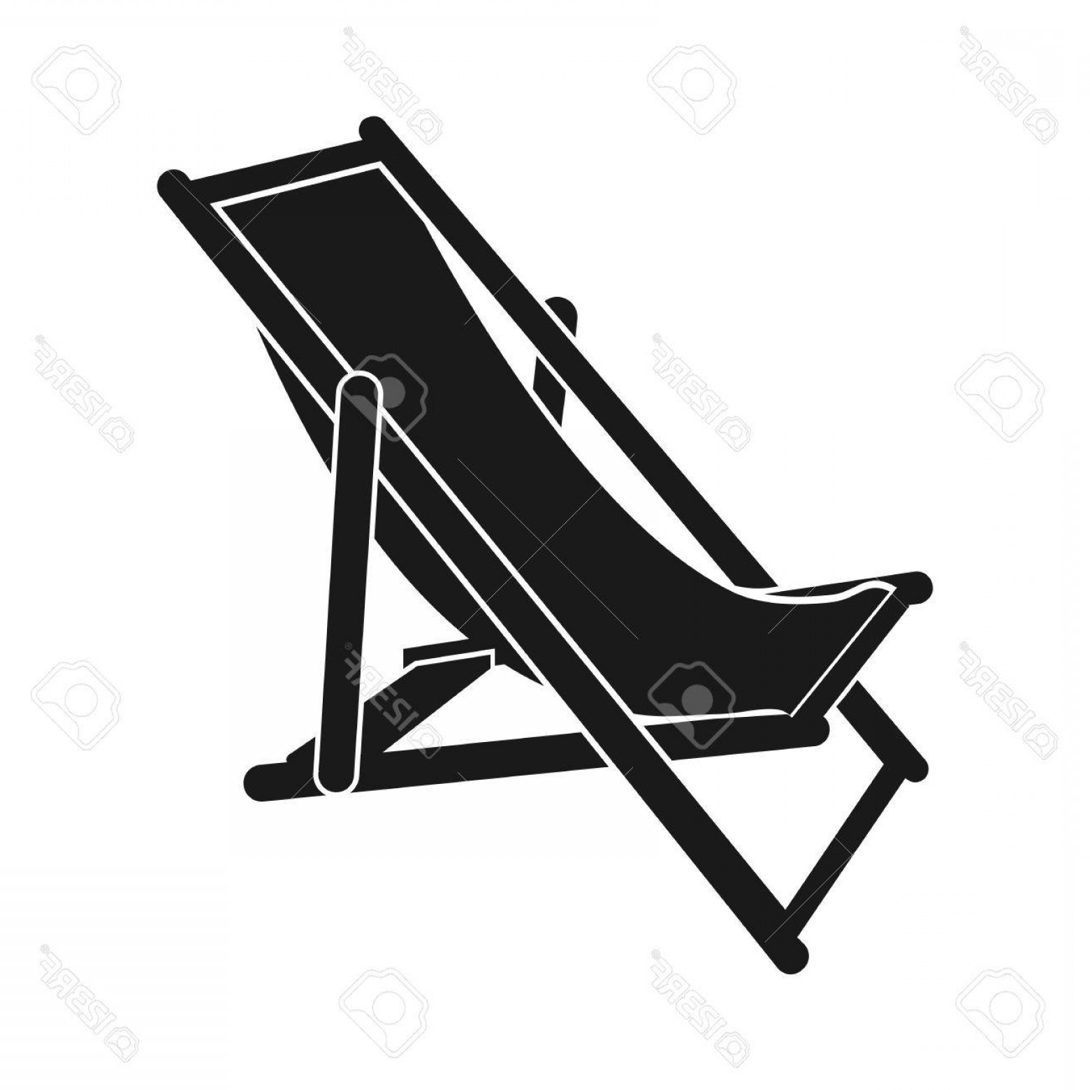 1560x1560 Photostock Vector Beach Chair Icon Vector Flat Icon Beach Chair
