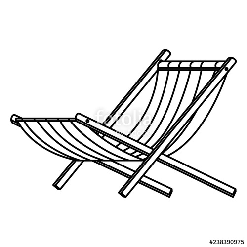 500x500 Beach Chair Icon Stock Image And Royalty Free Vector