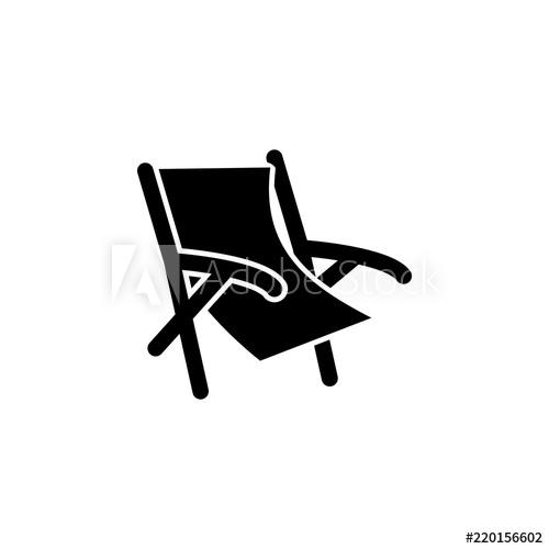 500x500 Beach Chair Icon Element Of Beach Holidays Icon For Mobile