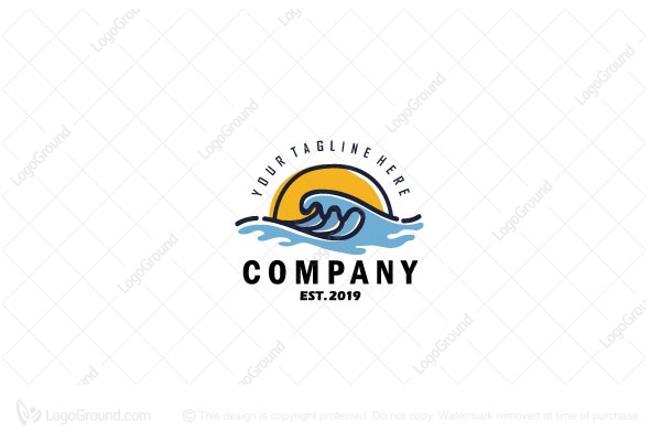 600x400 Beach Icon Logo