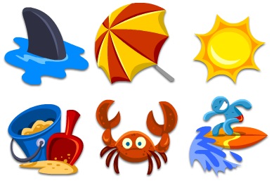 390x260 Beach Iconset
