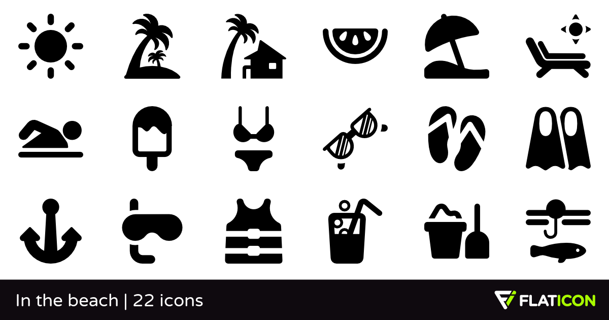 1200x630 In The Beach Free Icons