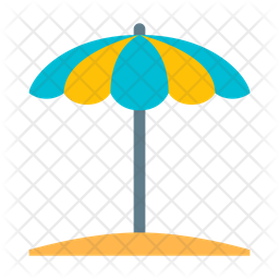 Beach Umbrella Icon At Vectorified Com Collection Of Beach Umbrella Icon Free For Personal Use
