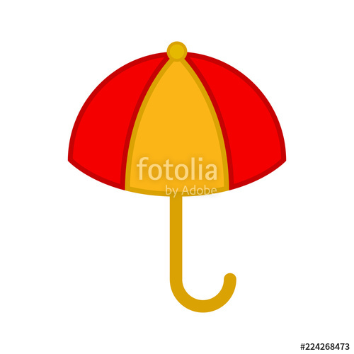 500x500 Isolated Beach Umbrella Icon Stock Image And Royalty Free Vector