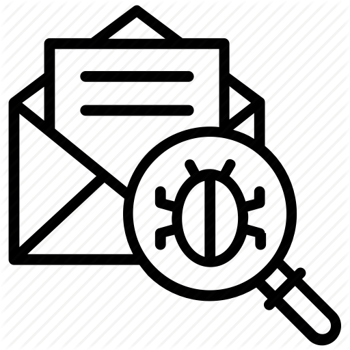 512x512 Email Virus Threat, Malware, Spam Email, Virus Hoax, Web Beacon Icon