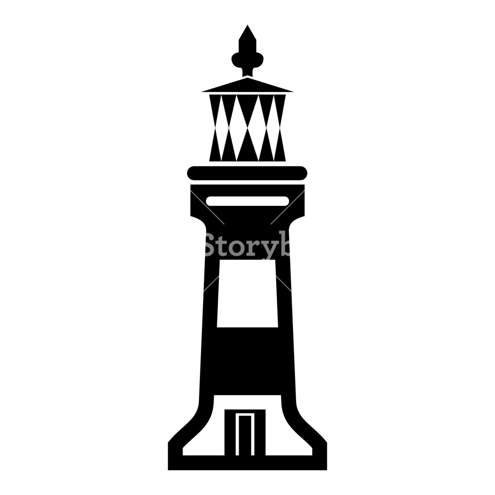 1000x1000 Stone Beacon Icon Simple Illustration Of Stone Beacon Vector Icon