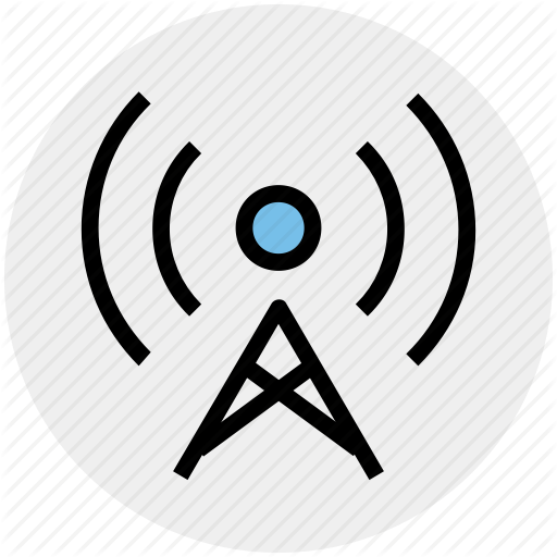512x512 Antenna, Beacon, Signal Tower, Tower, Wifi Signal Antenna Icon