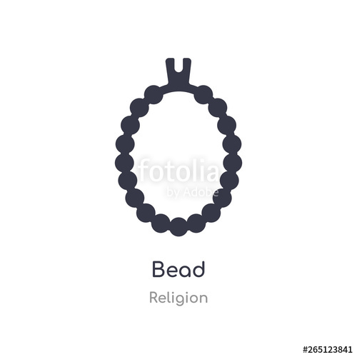 Bead Icon Isolated Bead Icon Vector Illustration From Religion 500x500 Bead Icon Isolated Bead Icon Vector Illustration From Religion