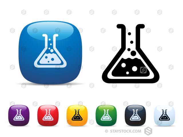 640x480 Beaker Icon Set Staystock