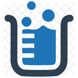 256x256 Beaker Icon Of Line Style
