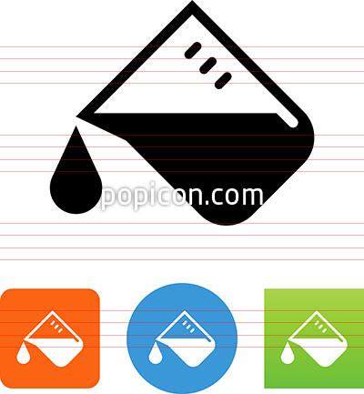 400x433 Beaker Pouring Icon