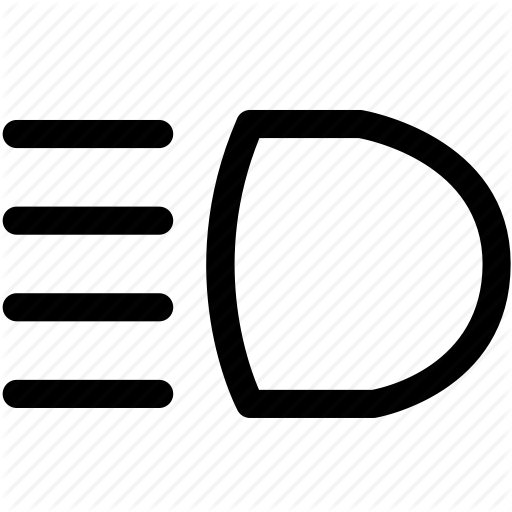 512x512 Car, Dashboard, High, High Beam Lights, Lights, Open, Start Icon