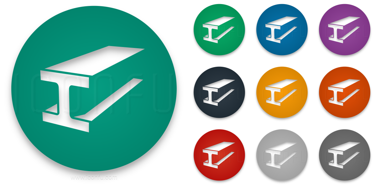 1200x600 I Beam Icon