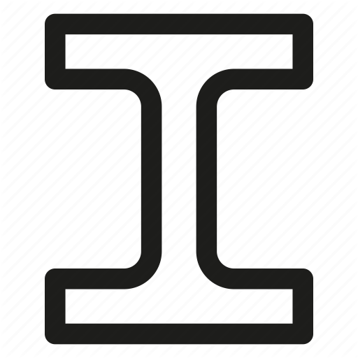 512x512 Bar, I Beam, Metal, Steel Icon