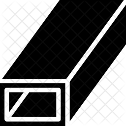 256x256 Steel Beam Icon Of Glyph Style