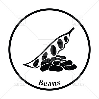 400x400 Beans Icon Vector Image Of Signs, Symbols, Maps Angelp