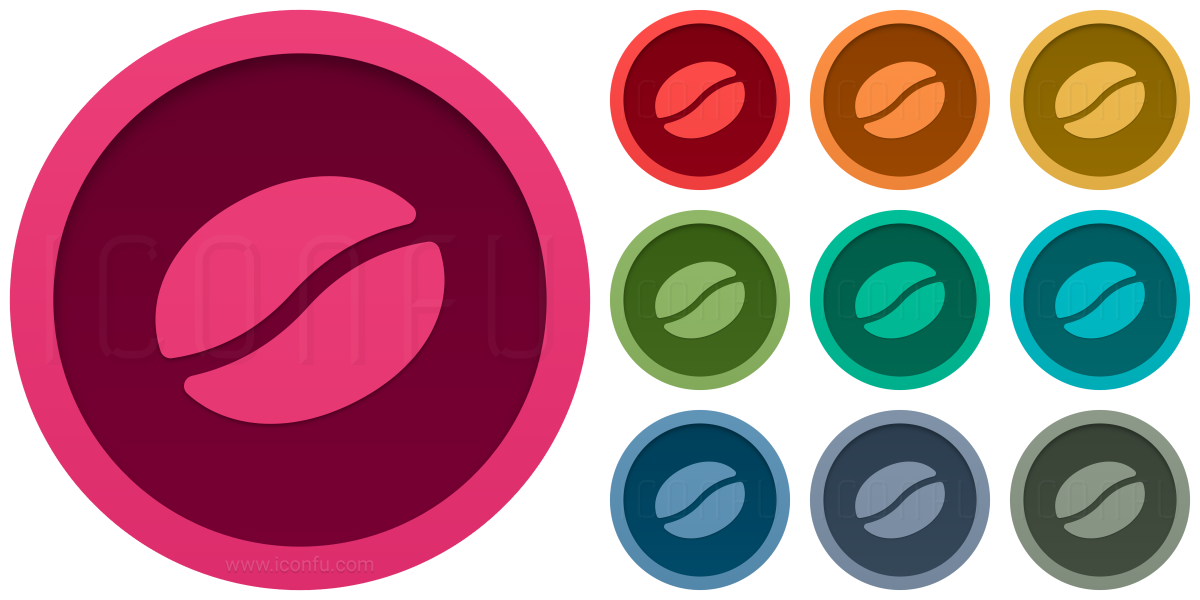 1200x600 Coffee Bean Icon