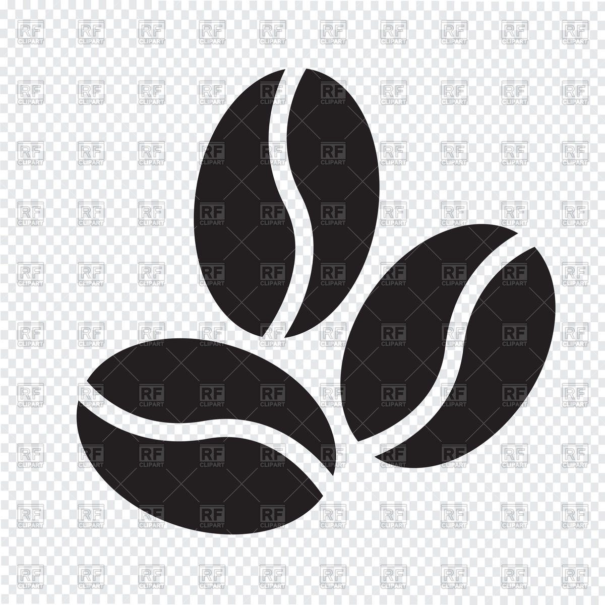 1200x1200 Coffee Beans Icon Vector Image Of Signs, Symbols, Maps Tumdee