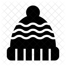 256x256 Beanie Icon Of Glyph Style