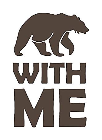 329x450 Bear With Me Icon Motivational Sign Office Products