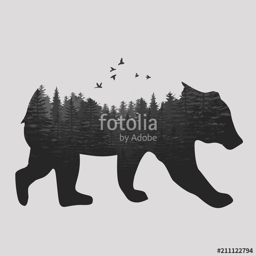 500x500 Bear Icon Isolated On White Background Bear Icon Modern Symbol
