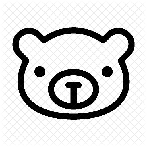 512x512 Bear Icon Of Line Style