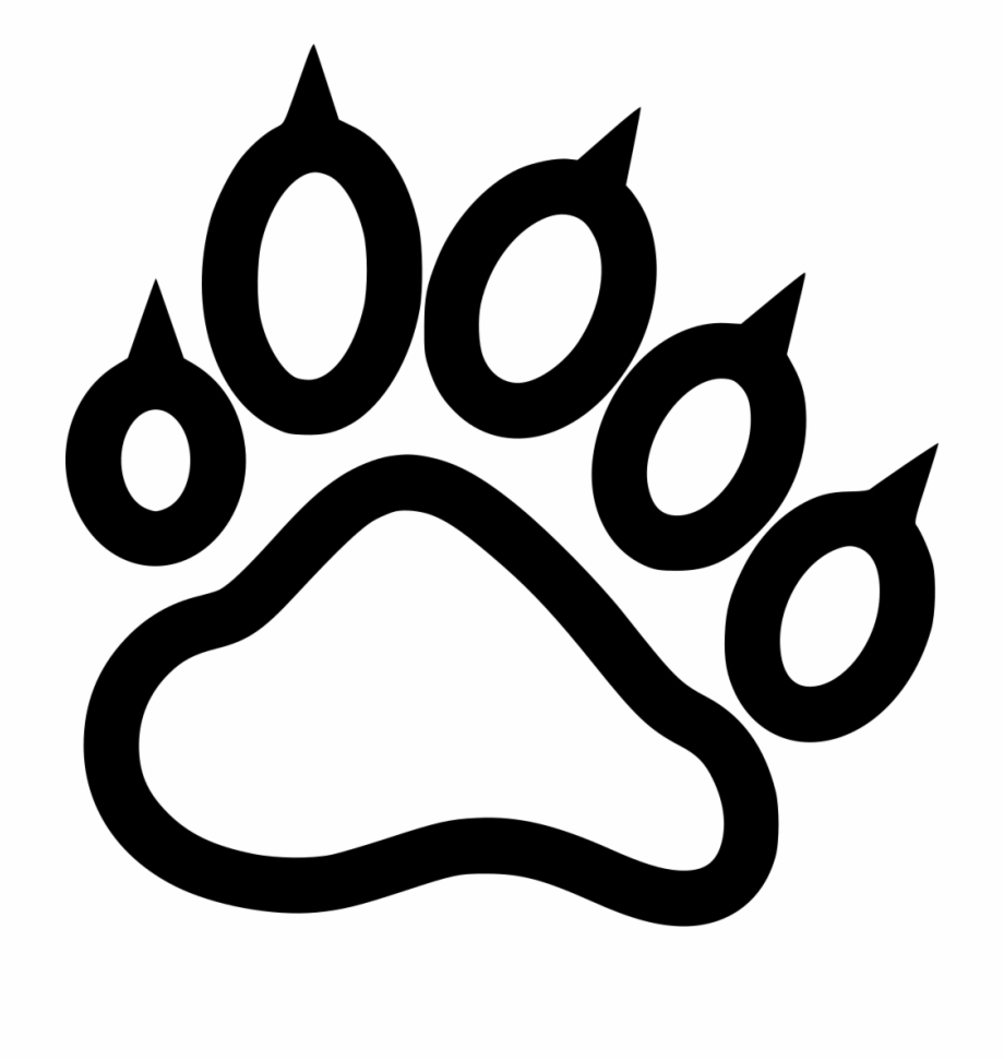 920x971 Bear Paw Print Png