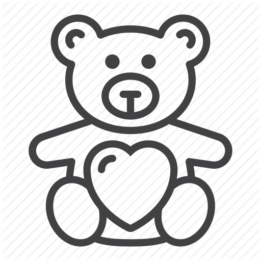 512x512 Bear, Heart, Love, Soft Toy, Teddy Icon