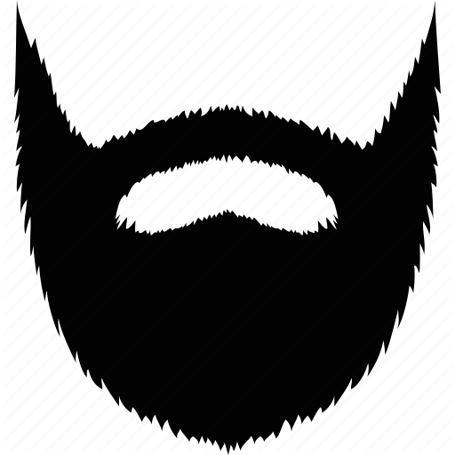 512x512 Beard, Facial, Goatee, Hair, Manly, Masculine, Mustache Icon