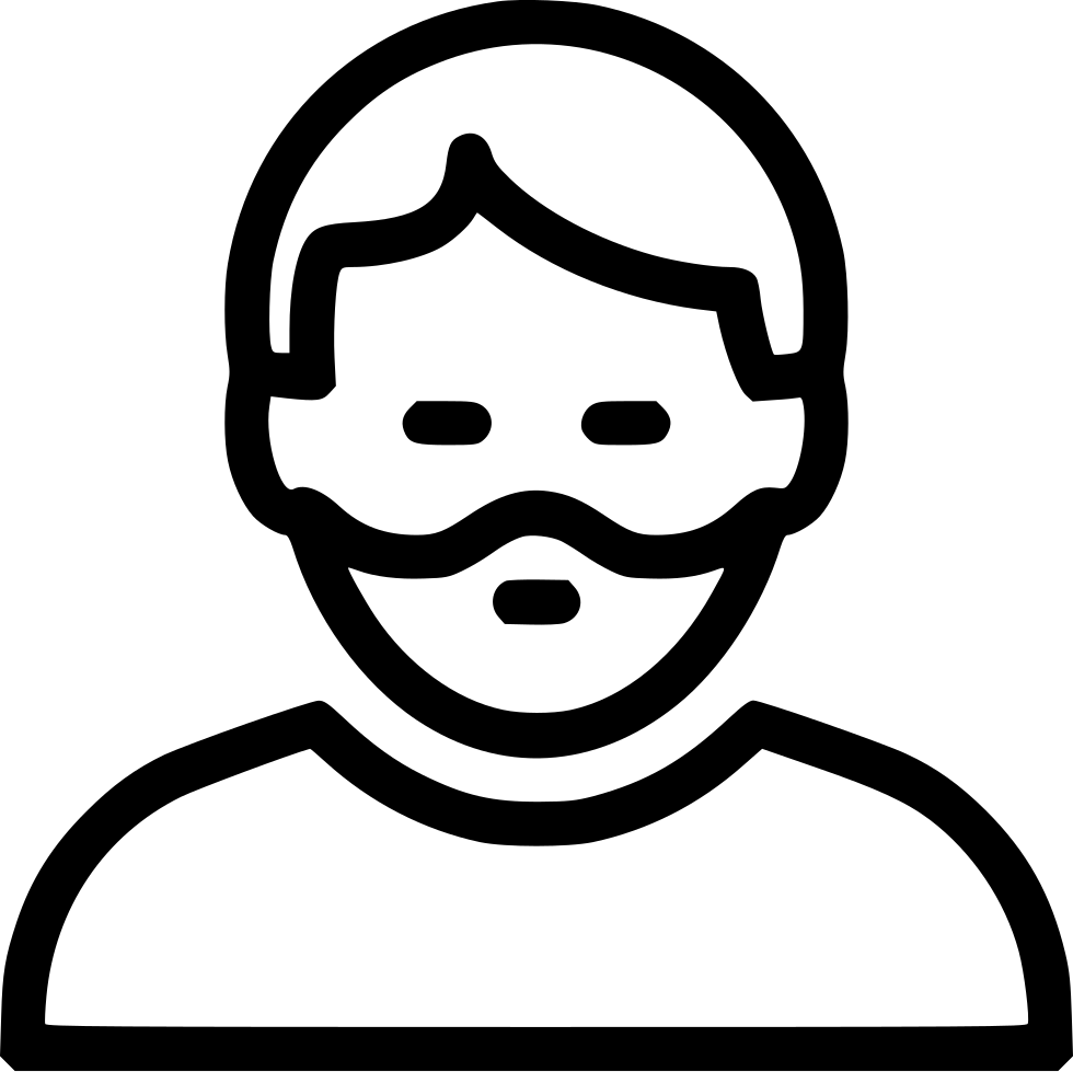 980x979 Beard Man Png Icon Free Download