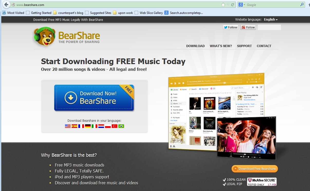 1207x742 Remove Computer Malware Remove Bearshare Search Engine Virus