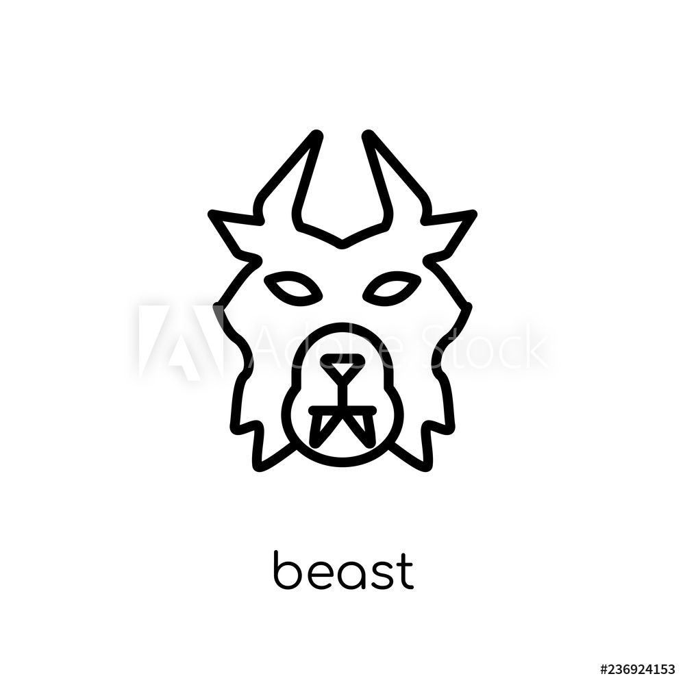 1000x1000 Photo Art Print Beast Icon Europosters