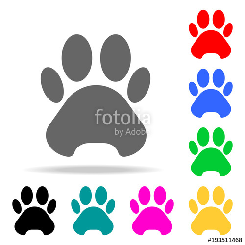 500x500 Trail Of The Beast Icon Elements In Multi Colored Icons