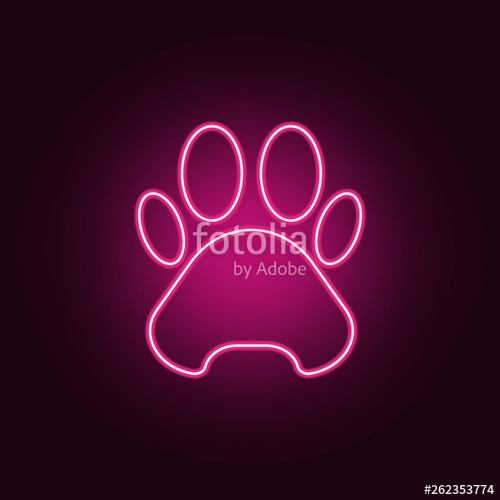 500x500 Trail Of The Beast Icon Elements Of Web In Neon Style Icons