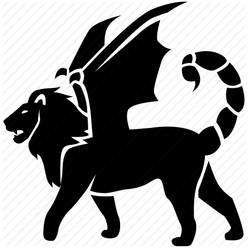 512x512 Beast, Fantasy, Legend, Manticore, Monster, Mythology, Persian Icon