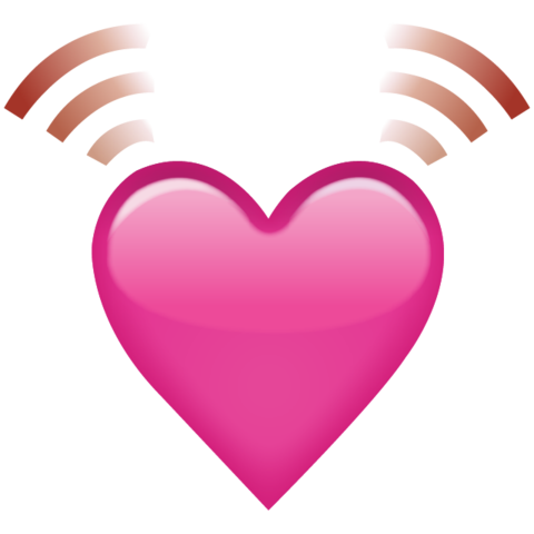 480x480 Download Beating Pink Heart Emoji Icon Emoji Island