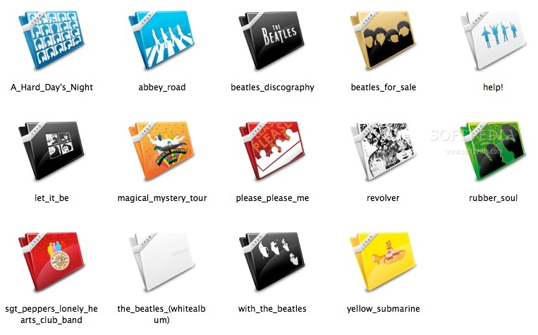 The Beatles Folder Icons Mac 763x475 The Beatles Folder Icons Mac
