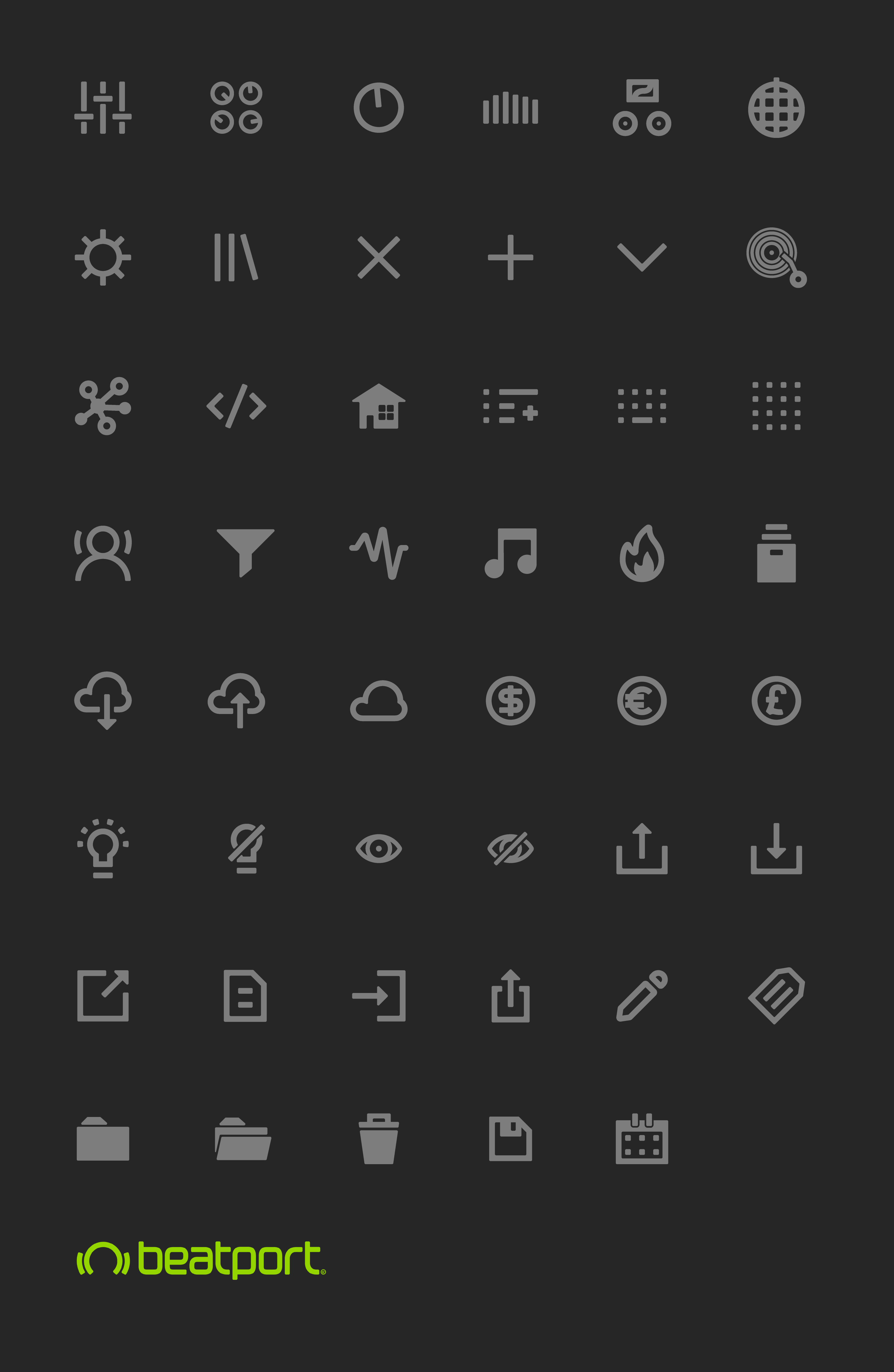 3657x5611 Beatport Icons