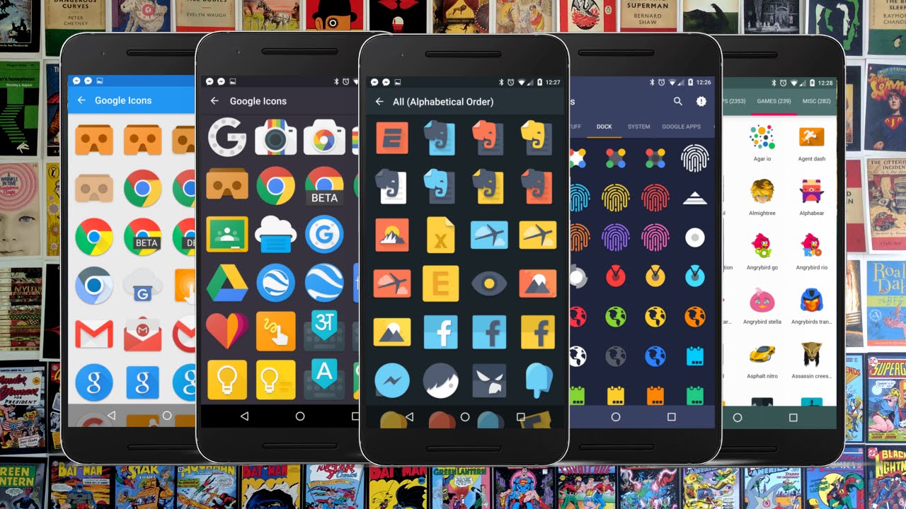 1280x720 Beautiful Icon Packs For Android July